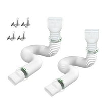 Adjustable Downspout Extension Flexible Corrugated Drain Pipe for Outdoor Gutter Water Spout Rainwater System Plumbing Fittings