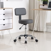 Adjustable Drafting Stool by Naomi Home-Color:Gray,Style:Without Foot Rest