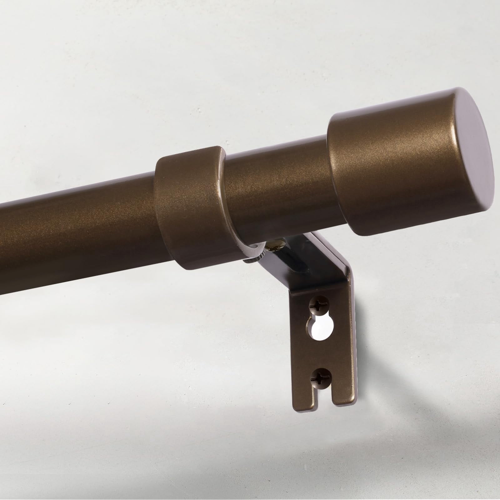 Adjustable Drapery Curtain Rod Antique Bronze 30"-120" for Windows ...