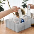 thumbnail image 1 of Adjustable Drawer Dividers and Organizers, Plastic Expandable Storage Box Divider Inserts for Drawers, Desks, Cabinets, Cosmetics, Underwear, Socks, Stationery, 1 of 6