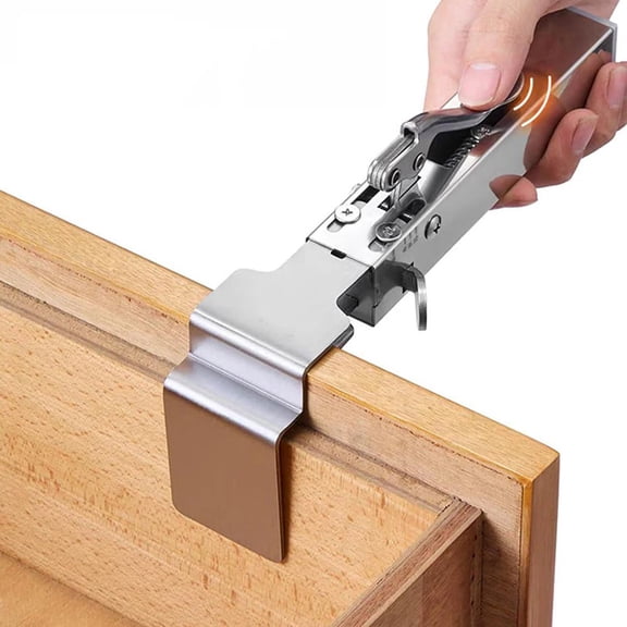 Adjustable Drawer Fixing Clamp Cabinet Installation Stainless Steel Fixing Clips Fangkenuo