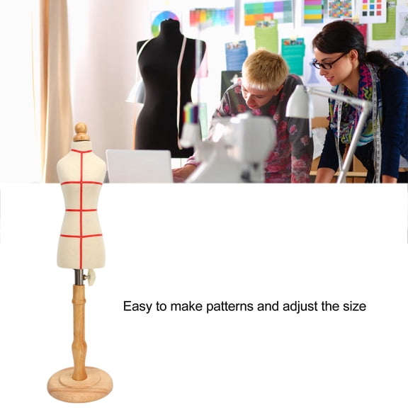 Adjustable Dress Form, Durable Beechwood Mannequin For Sewing Design, Women's Size