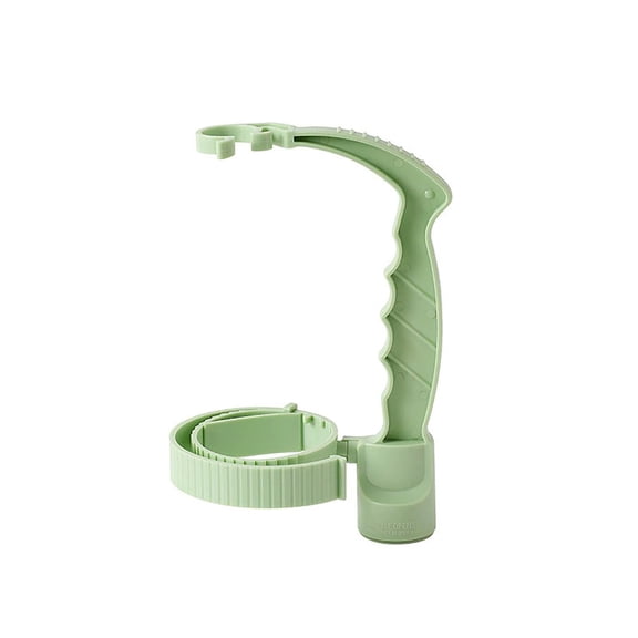 Adjustable Drink Bottle Handle | Reusable Large Jug Carrier Handle Grip | Universal Fit 1 Gallon Beverage Bottles | Ergonomic Handle Holder for Soda Juice Tea Pitcher, Green,