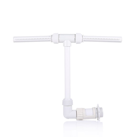 Adjustable Dual Spray Waterfall Fountain, Swimming Pool Sprinkler with Mounting Bracket, Creative Pool Water Feature Sprayer for Pool Decoration & Cooling, Not a Pool Toy, Free of Harmful Chemicals