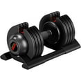 thumbnail image 1 of ALTLER Adjustable Dumbbell, Black, 22 lb/44 lb/52 lb with Tray, 1 of 8