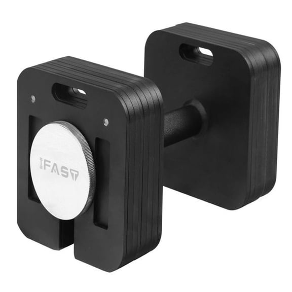 Adjustable Dumbbell 80LB - Single Square Dumbbell with Quick-Lock - 9 in 1 Free Weights Set for Home Gym - Strength Training, Muscle Building, Fitness Equipment