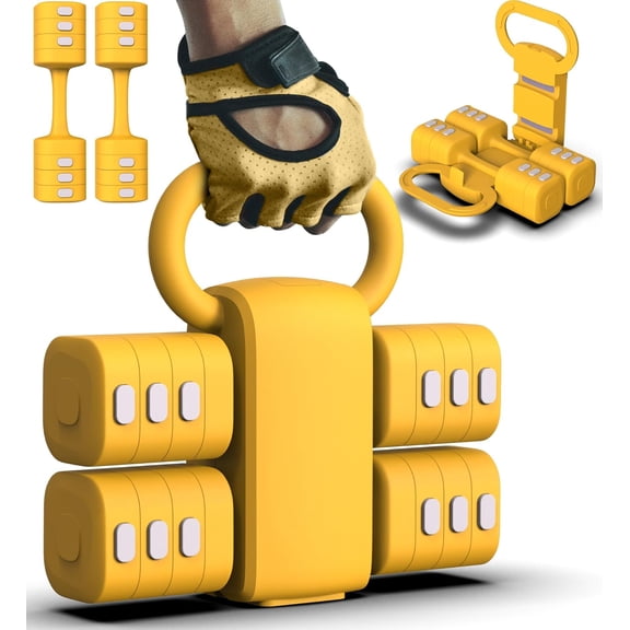 Adjustable Dumbbell Set of 2, 4 in 1 Free Weights Dumbbells Set for Women with Adjustment, Each 2lb 3lb 4lb 5lb Hand Weights Set for Gym & Outdoor Exercise