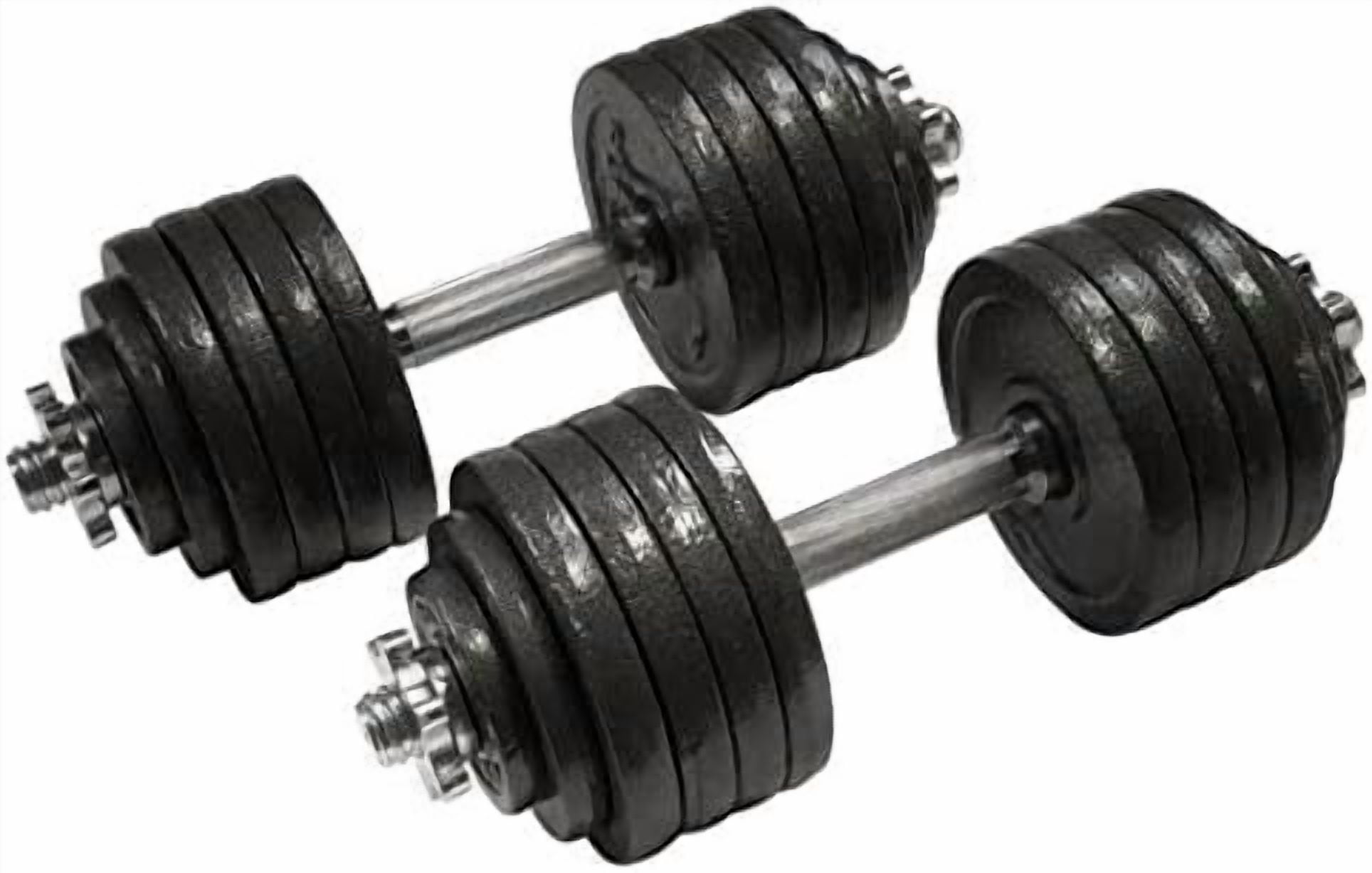 Adjustable Dumbbell Weight Set | Multiple Options Black, 105 LB, Pair