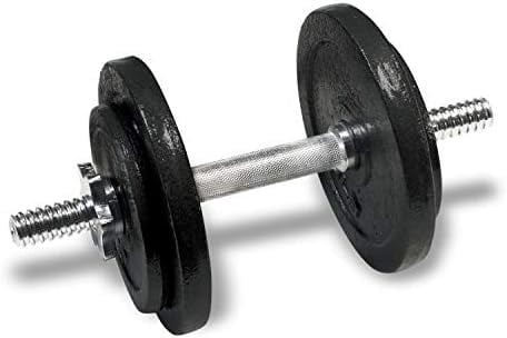 Adjustable Dumbbell Weight Set | Multiple Options Black, 25 LB, Single