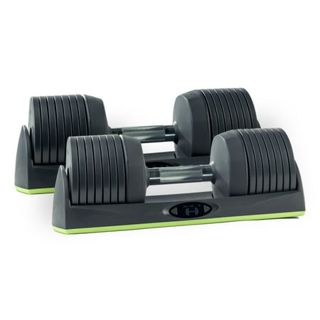 JAXJOX - Dumbbell - Adjustable Dumbbell Pair - Cool Gray