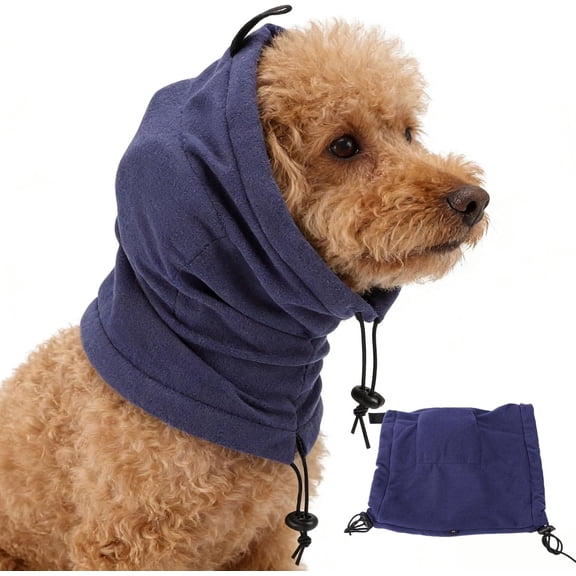 Adjustable Ear Cover for Dogs, Nylon Head Wrap for Grooming
