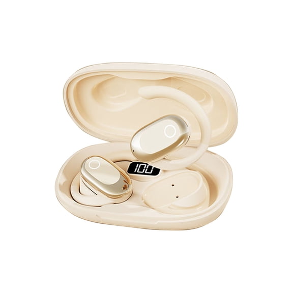 Adjustable Ear-Hook Earbuds, Bluetooth 5.4 Audio, Digital Display Screen, Smart Noise Reduction, HiFi Sound Quality, Long Endurance, Auto Pairing, Sports Wireless Headset