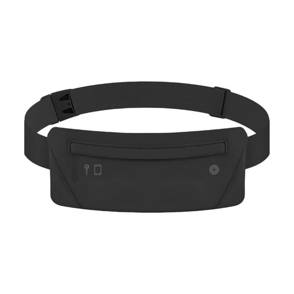 Adjustable Elastic Fanny Pack for Running, Ultralight Waist Bag with Headphone Jack, Unisex Crossbody Chest Phone Bag for Fitness Cycling Walking Hiking Exercise
