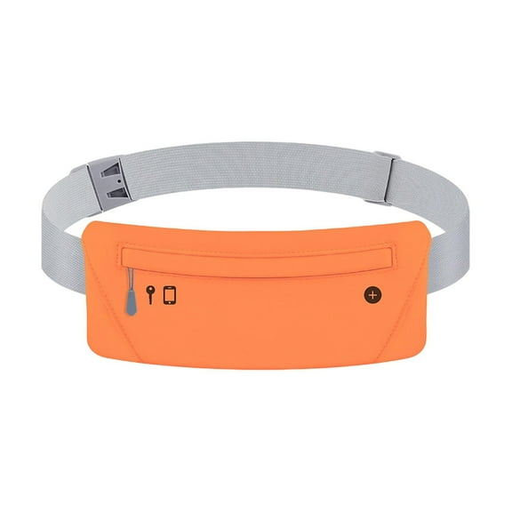Adjustable Elastic Fanny Pack for Running, Ultralight Waist Bag with Headphone Jack, Unisex Crossbody Chest Phone Bag for Fitness Cycling Walking Hiking Exercise