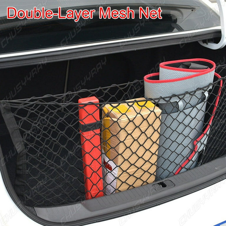 Universal Nylon Elastic Cargo Net Hooks Bungee Truck Trailer Car Trunk Storage Universal Nylon Elastic Cargo Net Hooks Bungee Truck Trailer Car Trunk Storage