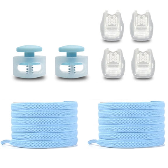 Adjustable Elastic Shoe Laces with Cord Lock Fasteners For Sneakers 3mm Wide 100cm Long Shoelaces For Kids Adults