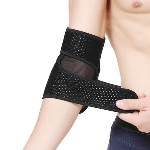 Adjustable Elbow Brace for Men & Women - Instant Pain Relief for Tennis Elbow, Golfers Elbow, Tendonitis & Arthritis, Strong Support for Weightlifting, Gym and Daily Use