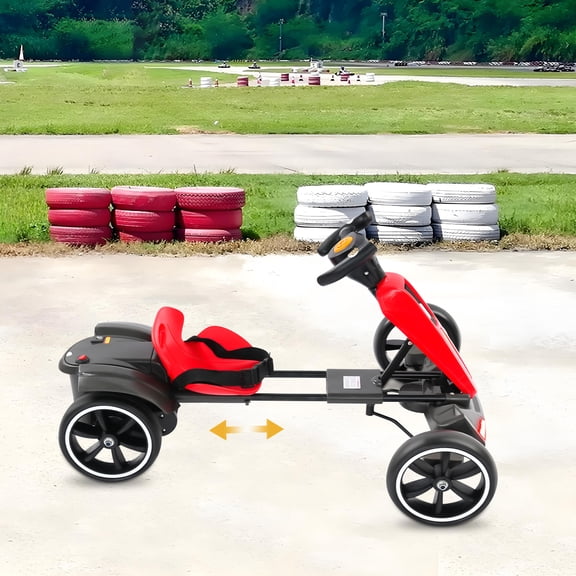 Adjustable Electric Go Kart Foldable Go Karts Pedal Go-Kart