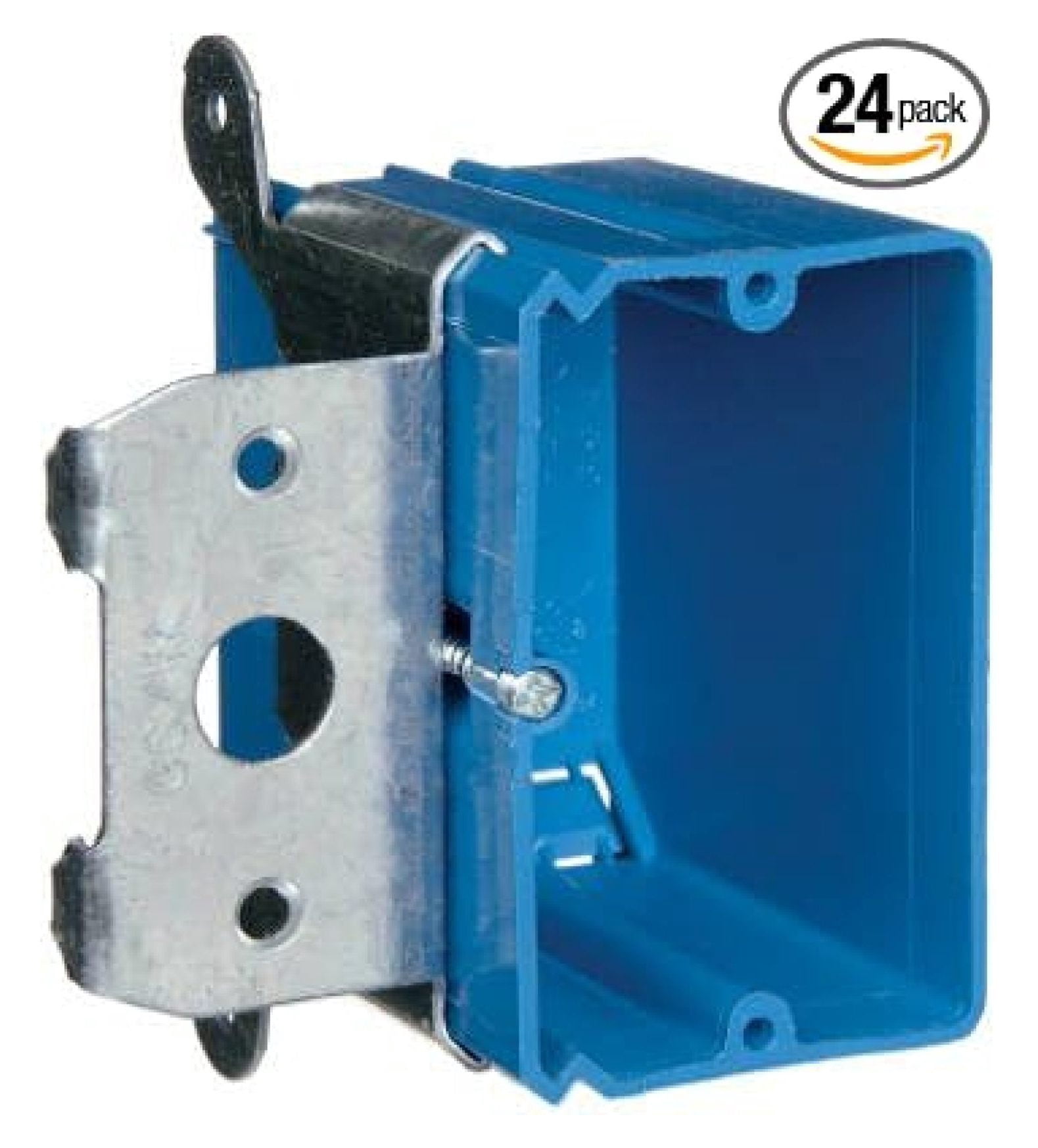 Adjustable Electrical Boxes - 24 Pack Single Gang Boxes, 21 CUIN, UL ...