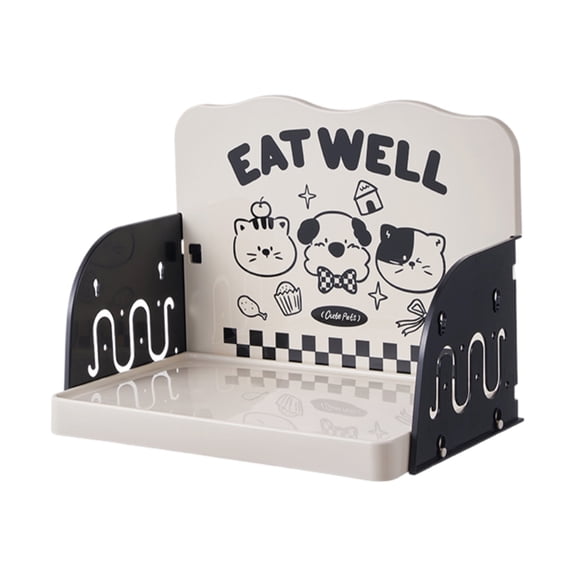 Elevated Indoor Cat Feeding Platform with Adjustable Height Stand for Cats and Small Dogs Pet Supplies