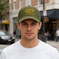thumbnail image 1 of Adjustable Embroidered Baseball Cap with Cultural Design - Lightweight Breathable Fabric Hat for Men and Women with Secure Fit and Adjustable Strap, 1 of 7