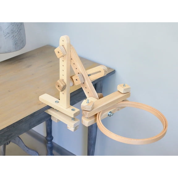 Adjustable Embroidery Hoop Stand for Cross Stitch Hands-Free and Comfortable Ergonomic embroidery Sewing Needlework Portable stand