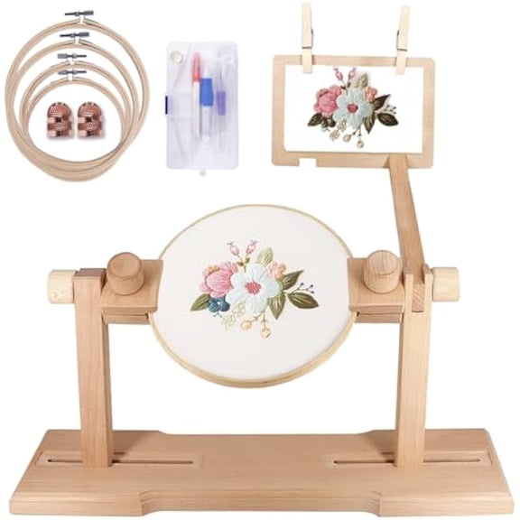 Rotated Embroidery Hoop Stand