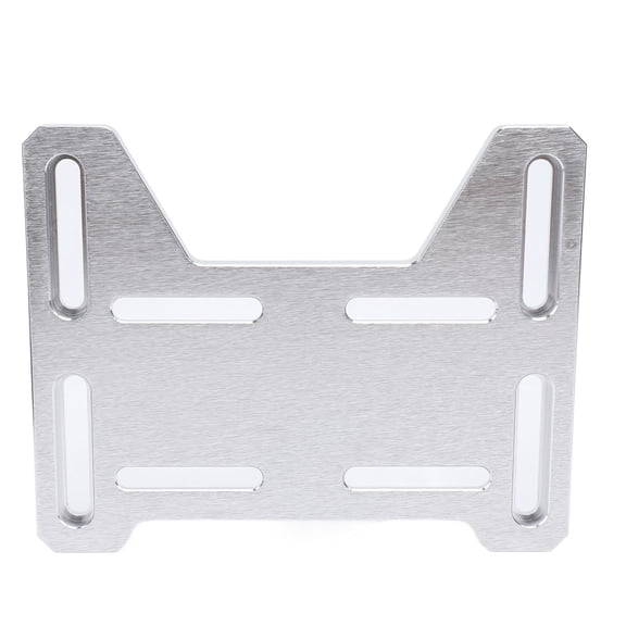 Adjustable Engine Mount Adapter Bracket Hardware Aluminum Durability Heavy Duty Motor Plate for Mini Bike Go Kart Coleman 100 Doodlebug DB30 Predator 212 Silver (8.66 in x 6.30 in / 22 cm x 16 cm)