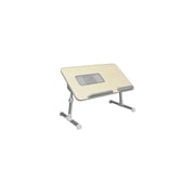 Aluratek ACT01F - Adjustable, Foldable, Ergonomic, Laptop Cooling Table with Cooling Fan Standing Desk, Sofa/Couch Tray, Floor