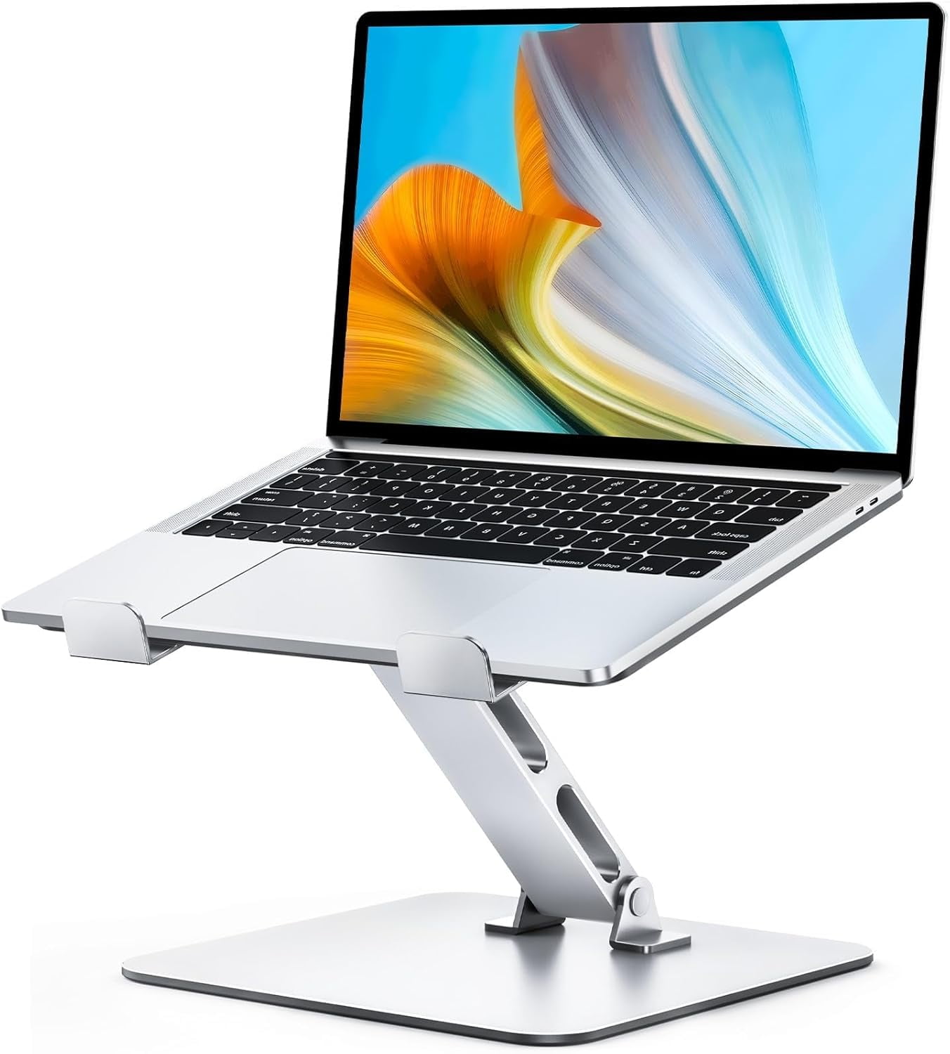 Adjustable Ergonomic Laptop Stand for Desk, Foldable Computer Stand ...