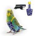 thumbnail image 1 of Adjustable Escape-Proof Parrot Flight Suit Bird Harness and Leash Set Parrot Diaper Harness Flight Clothes Training Harness Vest Comfortable Polyester Strap for Conures Lovebirds Outdoor(B,M), 1 of 8