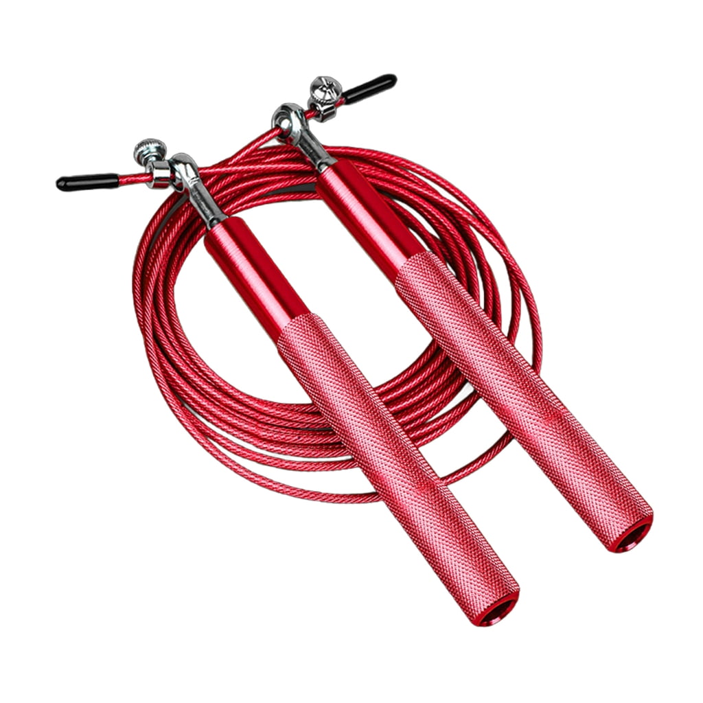 Adjustable Exercise Rope Telescopic Jump Rope 360° Swivel Bearing ...
