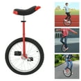 thumbnail image 1 of Adjustable Exercise Unicycle, Outdoor Unicycle, One Wheel Bike Red, 1 of 11