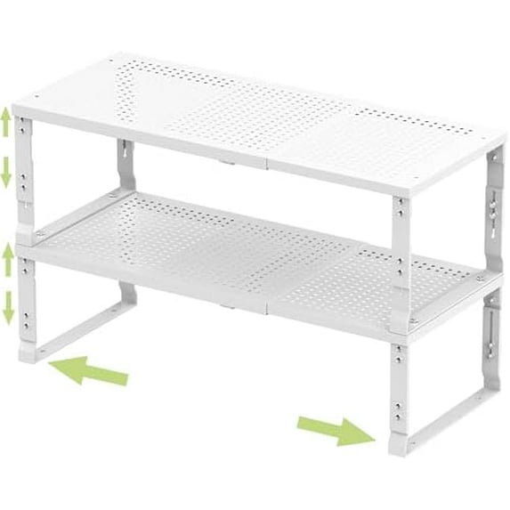 Adjustable Expanable Stackable Spice Rack Shelf Pantry Storage ...