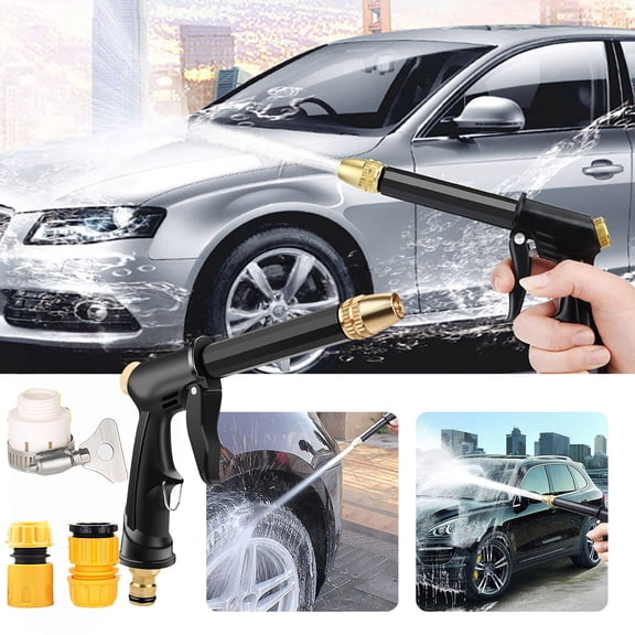 Adjustable Extendable Garden Hose Spray Nozzle MultiMode Lockable Water Sprayer HeavyDuty Nozzle for Car Washing Garden Watering Outdoor Cleaning