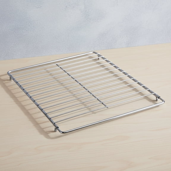 Adjustable Extendable Oven Rack, Universal Chrome Plated Wire Shelf, Compatible with GE, Whirlpool, Frigidaire, Kenmore, Samsung, LG, Ovens, 1 Pack
