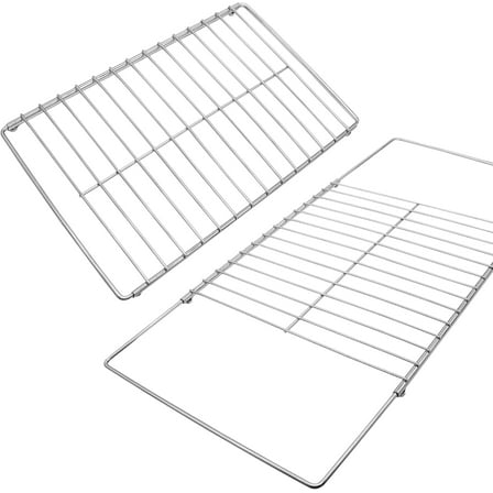 Adjustable Extendable Oven Rack, Wire Racks, Universal Telescopic Oven Cooker Shelf Rack For Whirlpool Frigidaire GE Kenmore Ovens. Adjusts from 14.5 Inches - 25.5 Inches Wide.