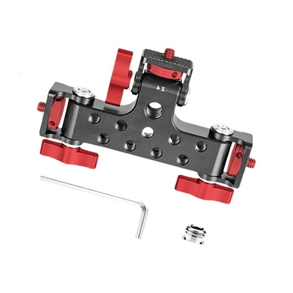 Adjustable Extension Stand 1/4 3/8 PTZ Mount Base 3-Position Bracket for Live