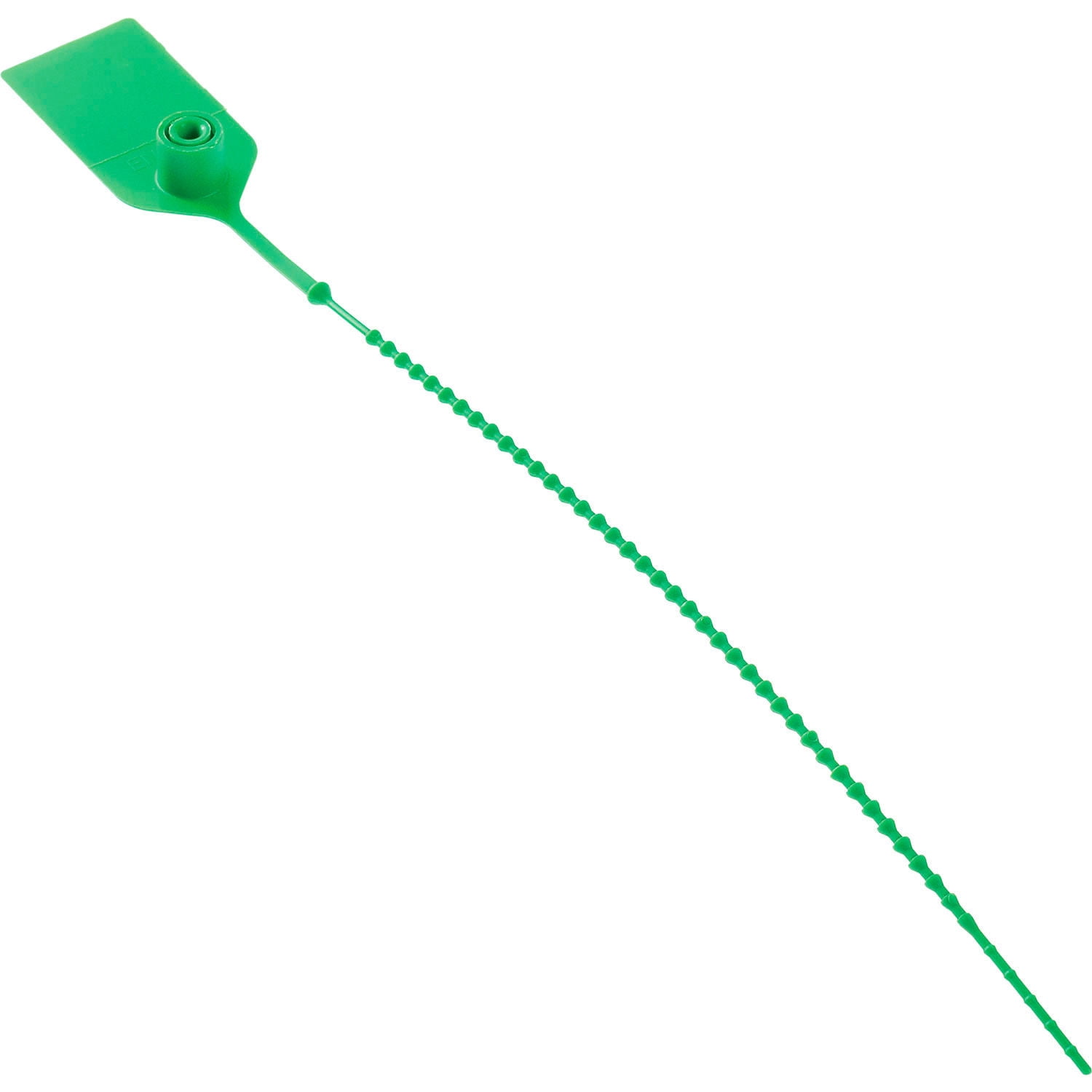 Global Industrial 670483GN Adjustable Extinguisher Tamper Seal, Green - 9 in. - Pack of 100