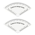 thumbnail image 1 of Adjustable Eyebrow Shaping Guide - Ergonomic Design for Beginners & Pros, Travel-Friendly Brow Tool, 1 of 8
