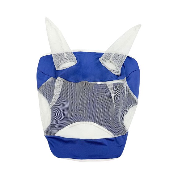 Adjustable Fabric Face Cover For Horses Stops Fly Bites In Outdoor Activities Strong Build