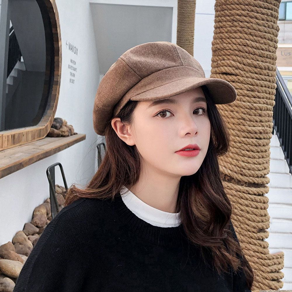 Adjustable Fashion Keep Warm Bonnets Hat Street Style Artist  display picture 1