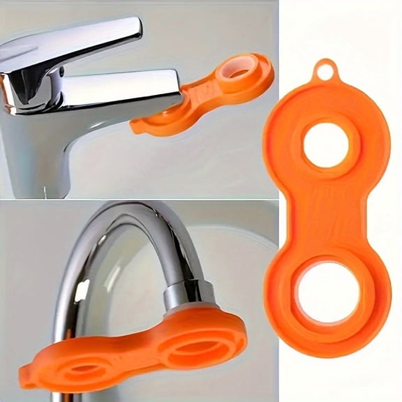 Faucet Aerator Removal Tool, Compact Basin Wrench for Kitchen & Bathroom Faucet DIY Repair