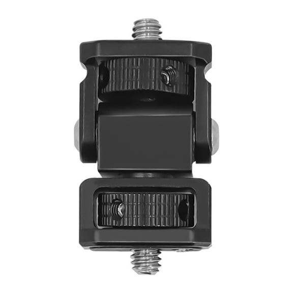 Adjustable Field Monitors Holder Camera Monitors Bracket with Cold Shoe Mount for Video Shoot Fill Light Attachment