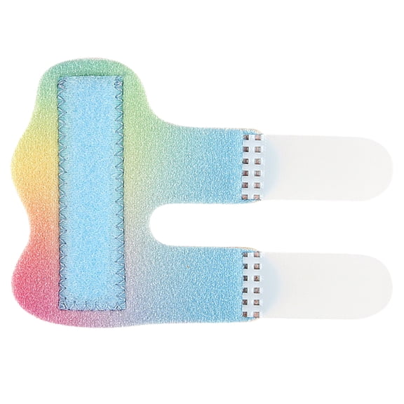 Adjustable Finger Splint with 3 Straps for Trigger Finger Broken Finger Support Fits Index Middle Ring Fingers Gradient Lightweight Aluminum Finger Brace for Adults and Sports