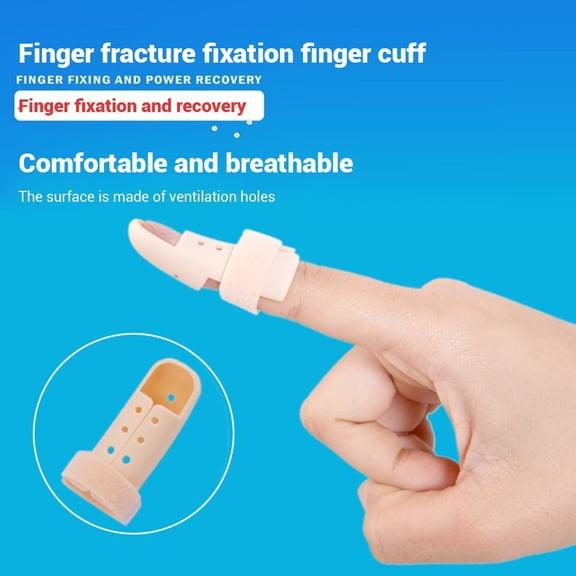 Adjustable Finger Splints Mallet Finger Support Protector for Adults, Plastic Splint for Injured or Stiff Fingers