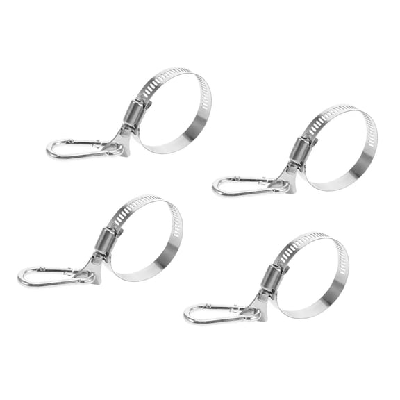 Adjustable Flagpole Bracket Clamp Winds Resistant For Secure Windproof Mounting Stainless Steel Quick Installation Tool