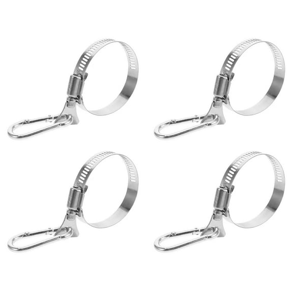 Adjustable Flagpole Bracket Clamp Winds Resistant For Secure Windproof Mounting Stainless Steel Quick Installation Tool