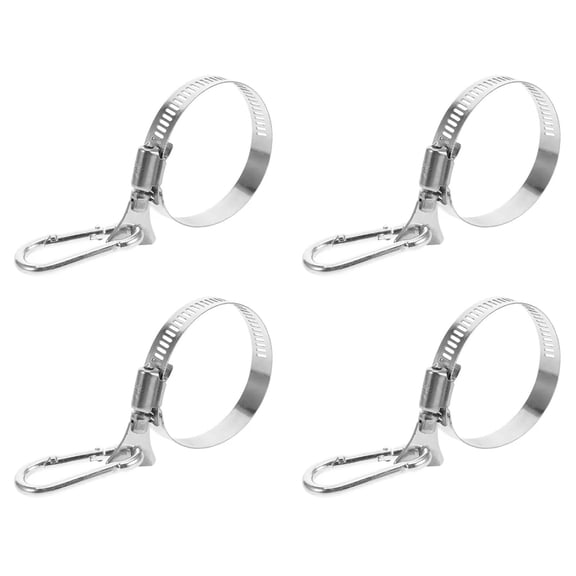 Adjustable Flagpole Bracket Clamp Winds Resistant For Secure Windproof Mounting Stainless Steel Quick Installation Tool