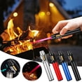 thumbnail image 1 of Adjustable Flame Lighter,Windproof Rechargeable Portable Metal Lighter for Candles Fireplace BBQ, 1 of 6